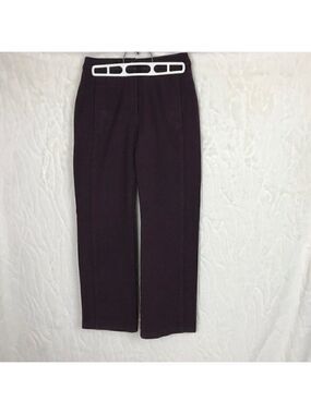 GIADA Burgundy  Fully Lined Wool Pants Size 40